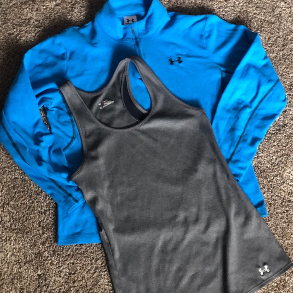 Under Armour tank & fleece